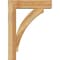 Ekena Millwork Thorton Block Rough Sawn Bracket w/ Offset Brace, Western Red Cedar, 6"W x 22"D x 30"H BKT0604X22X30THR05RWR - alternate 2